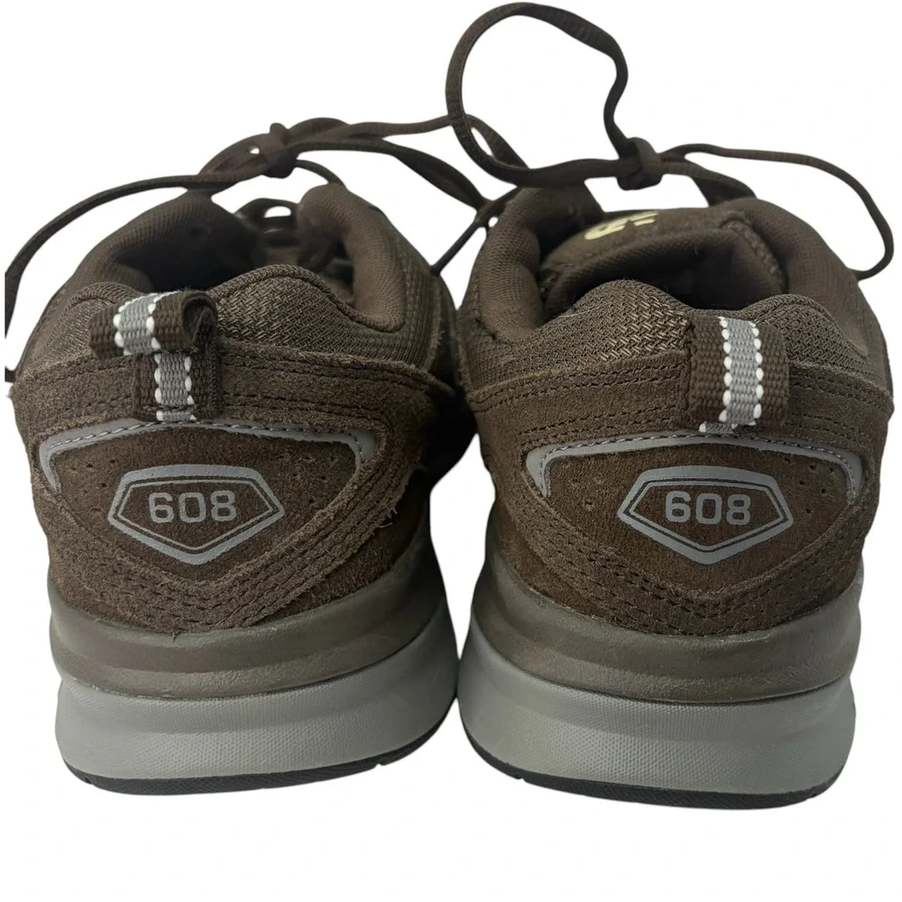 New Balance 608v5 Men's 7 4E Extra Wide Brown Suede Shoes MX608UB5 ABZORB